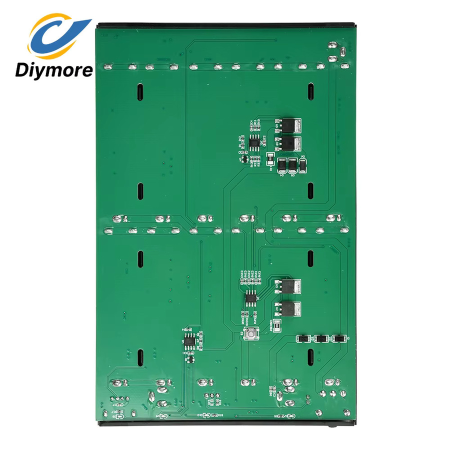 diymore DC USV Akkubox mit 12x 18650 Li-Ion Akkus für Modems, Router und NAS, einstellbare Spannung 5V, 9V und 12V - Bild 3
