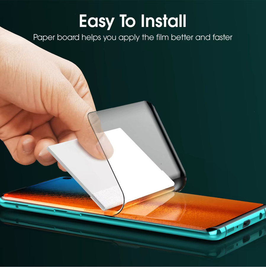 Vothoon 3D-Hydrogelfolie Displayschutzfolie für Samsung Galaxy S24 Ultra S23 Plus S22+ S21 S20 5G mit vollständiger Abdeckung, transparent - Bild 5