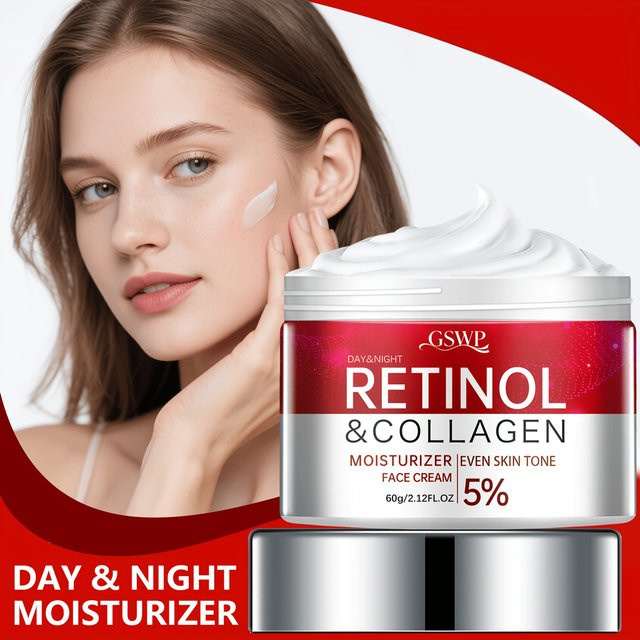 GSWP Retinol Feuchtigkeitscreme mit Retinol und Proteinen, 60g/120g - Bild 1