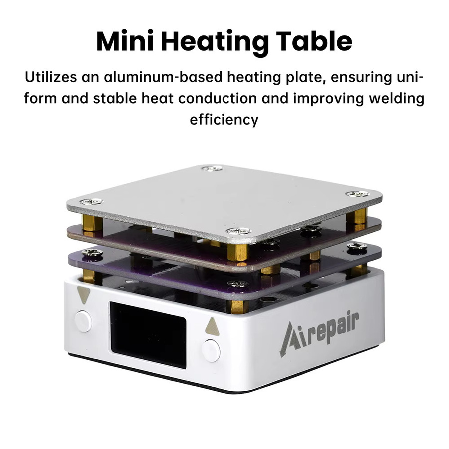Aideepen PD65W Mini Digitale Heizplatte zur Vorwärmstation für PCB SMD Oberflächenmontage und Reparatur - Bild 2