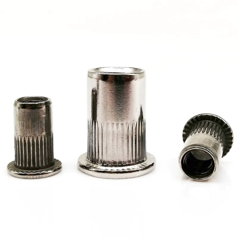 HZYUEGOU Flachkopf-Nietmuttern aus Edelstahl A2-70 in Silber, Set mit verschiedenen Größen M3 bis M12 - Bild 3