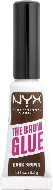NYX Professional Makeup The Brow Glue Instant Brow Styler, 04 Dunkelbraun, 5g - Bild 1