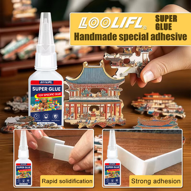 LOOLIFL Universalkleber transparent für Reparaturen an verschiedenen Materialien und Spielzeugen - Bild 1