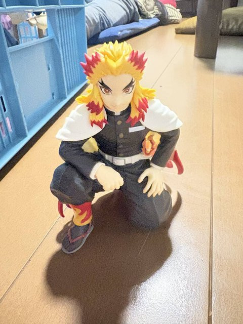 SEGA Demon Slayer Kimetsu no Yaiba Chokonose Premium Figur Kyojuro Rengoku gelb - Bild 1
