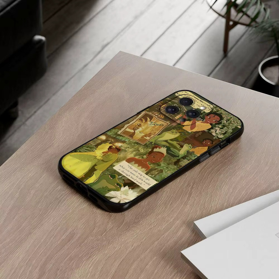 Handyhülle Die P-Prinzessin und der F-Frosch Märchen Design für Apple iPhone 11 12 13 14 15 16 17 Pro Max Plus Mini in Multicolour - Bild 4