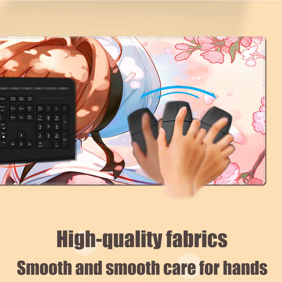 HYBXAXC Card Captor Sakura Gaming Mauspad in Multicolour für Computer und Tastatur - Bild 3