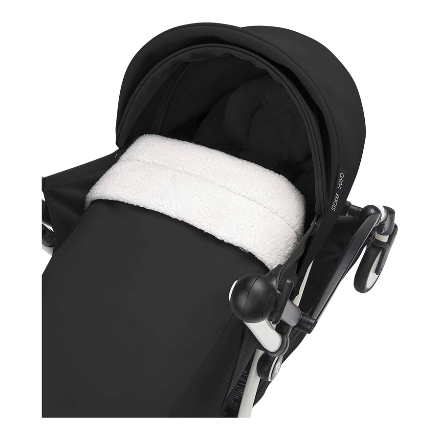 Stokke Yoyo3 Travel Buggy inklusive Neugeborenenset in Schwarz mit Sportsitz und Babywanne - Bild 3