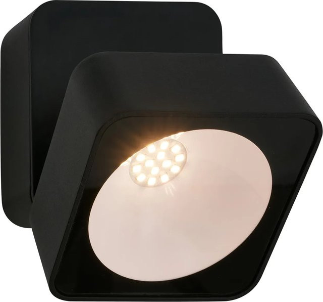 Telefunken LED-Outdoor-Wandleuchte aus Aluminium in Schwarz, IP44, Warmweiß, B/T/H: 8 x 9 x 9 cm - Bild 1