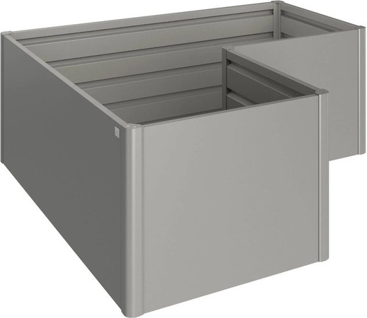 Biohort Hochbeet Table Bed aus Stahlblech in Quarzgrau-Metallic, B/H/L: 201 x 77 x 201 cm
