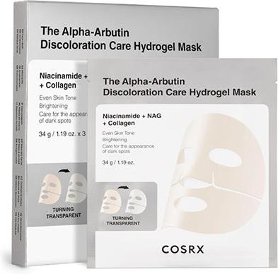 COSRX Alpha-Arbutin Hydrogelmaske, 3x 34g, Unisex - Bild 1
