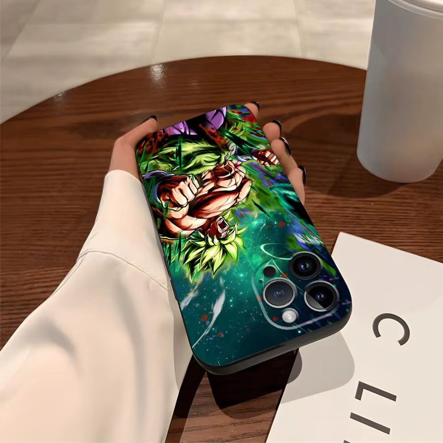 Dragon Ball Broly Handyhülle aus weichem Material in Schwarz für iPhone Modelle - Bild 2