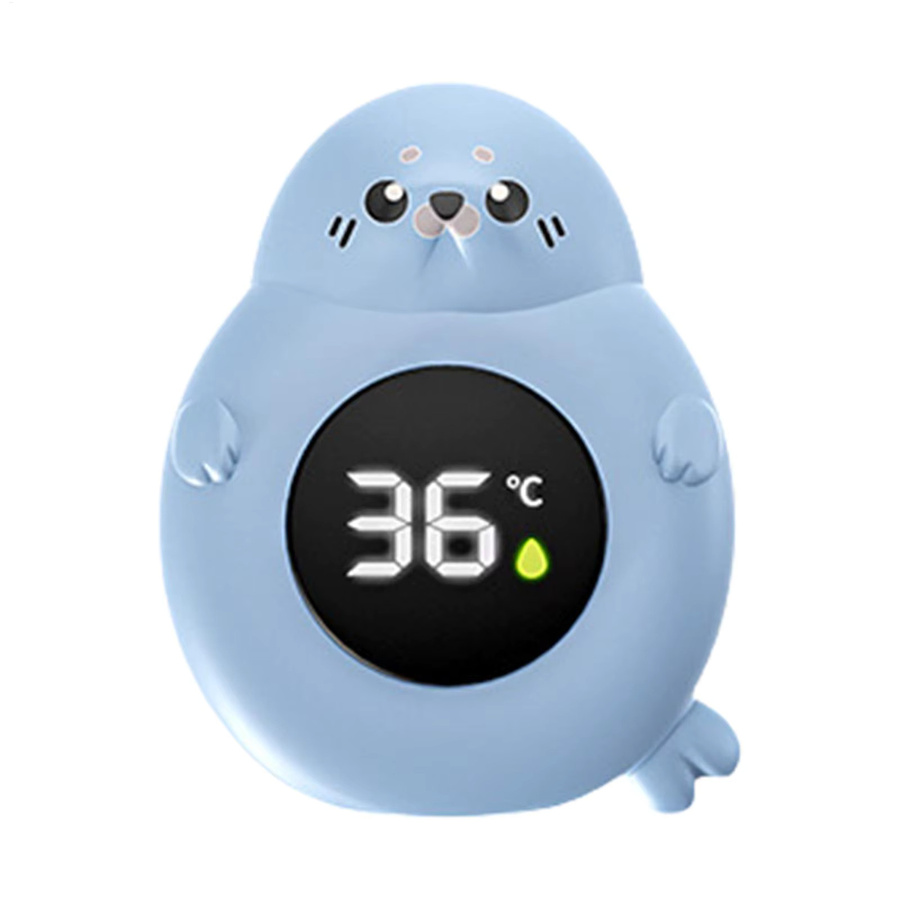 Wasserdichter digitaler Badewasser Temperatur Monitor mit LED-Anzeige in Blau für Babys - Bild 2