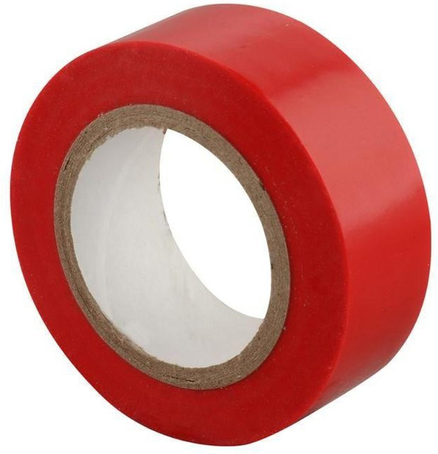 Rotes PVC-Klebeband zur Isolierung, 10 Meter Länge - Bild 1