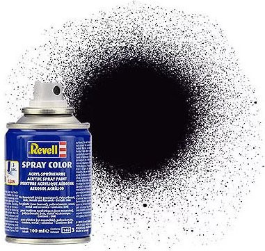 Revell Acrylfarbe Schwarz, matt, Spraydose, 100ml - Bild 2