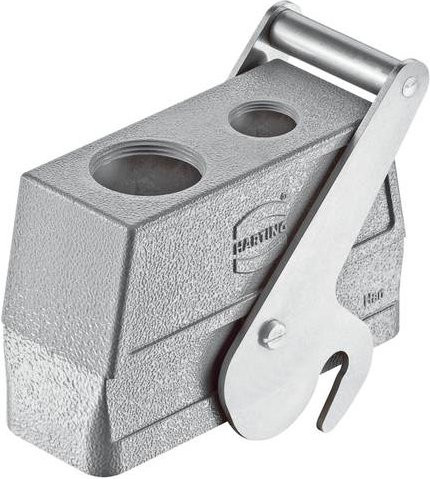 HARTING Tüllengehäuse 19 30 024 0483 19300240483 aus Edelstahl in Silber - Bild 1