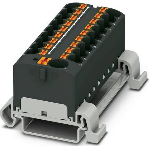 Phoenix Contact Verteilerblock 3273782 Schwarz 8 Stück - Bild 1