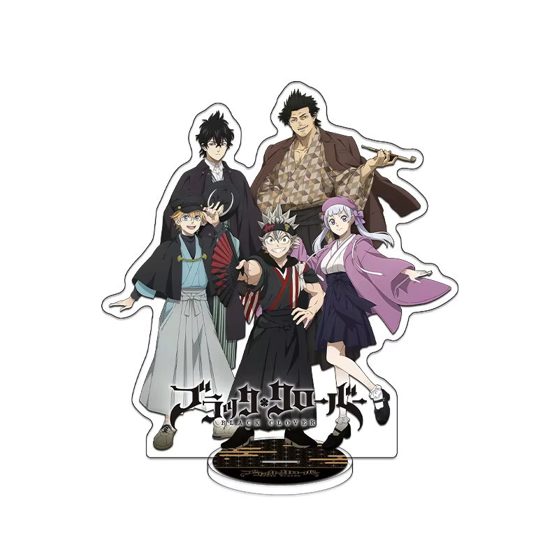 Black Clover Mehrschichtige Acryl-Figurenhalterung als Anime Desktop-Ornament in Multicolour - Bild 3