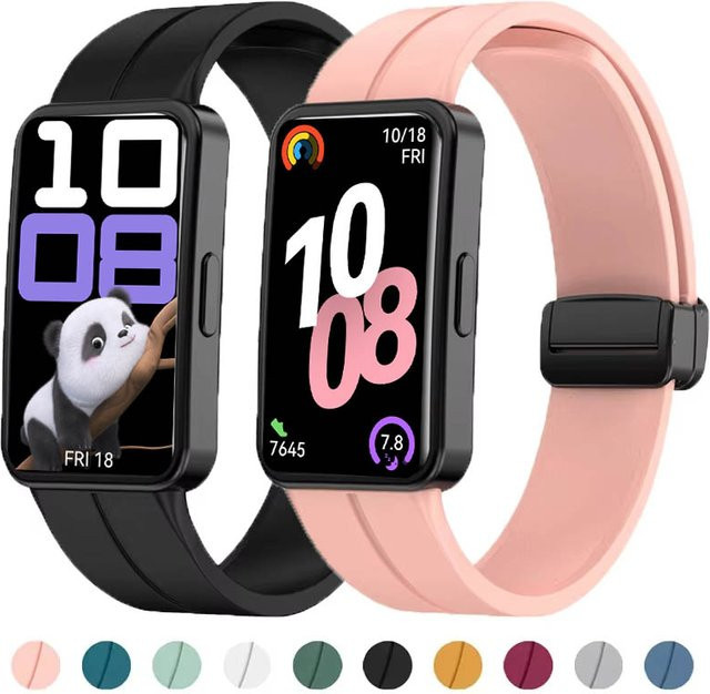 jansin Uhrenarmband Silikon, Magnetisch, Unisex - Bild 1
