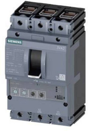 Siemens 3VA2025-8HM36-0AA0 Leistungsschalter in Grau mit einem Einstellbereich von 10 - 25A und einer maximalen Schaltspannung von 690 V/AC - Bild 1