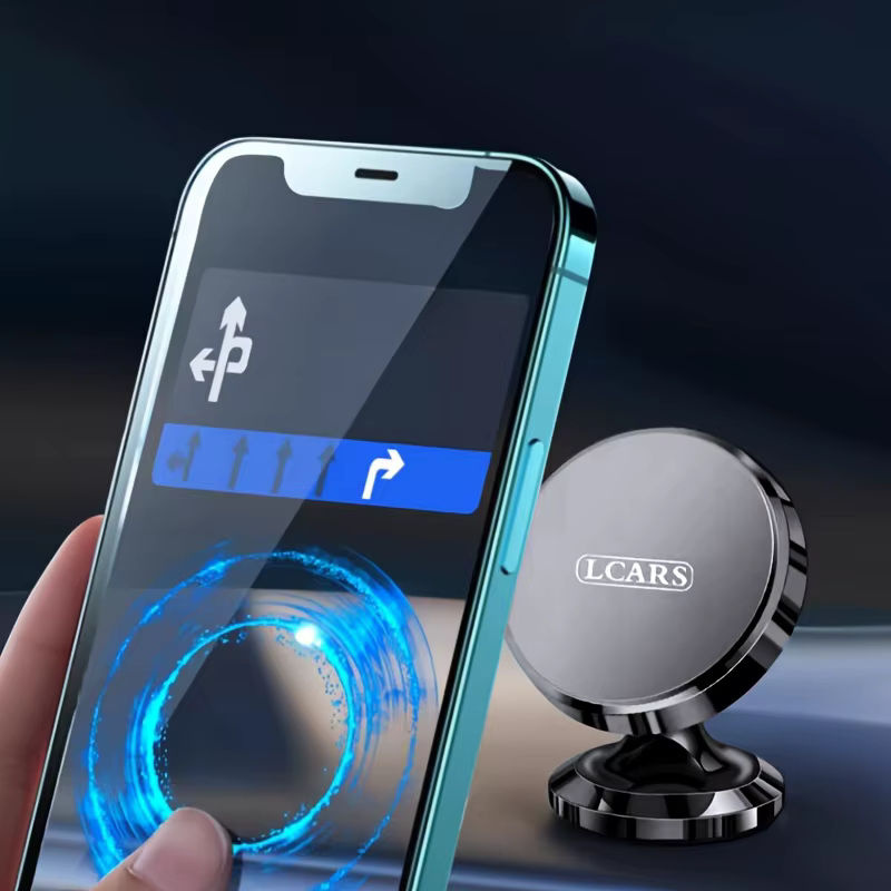 Magnetische Handyhalterung für das Auto in Schwarz zur Befestigung am Armaturenbrett für deine Mobiltelefon-Navigation - Bild 2
