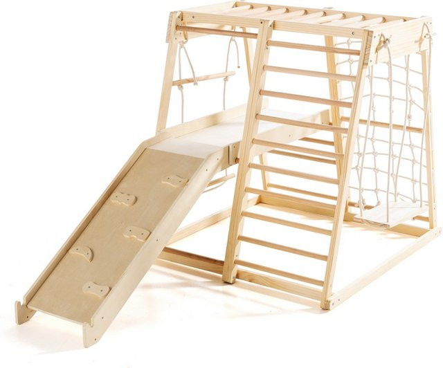 9 in 1 Holz-Kinderspielplatz für den Innen- und Außenbereich - Bild 1