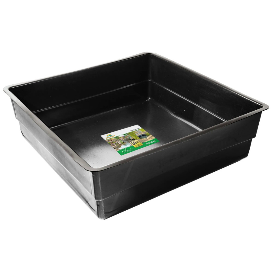 Heissner Teichbecken PE 900 aus Polyethylen, eckig, Schwarz - Bild 2