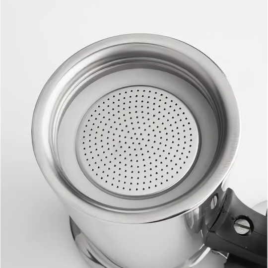 Barazzoni Espressokocher aus Edelstahl in Silber - Bild 2