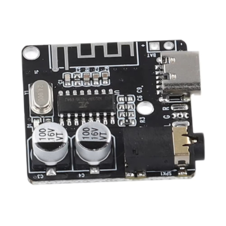 ALLOET Bluetooth 5.0 Audio-Empfängerplatine, MP3-Verlustfreier Decoder, kabelloses Stereo-Musikmodul in Schwarz - Bild 7