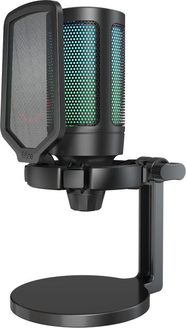 Fifine A6 NEO Gaming Mikrofon in Schwarz - Bild 1