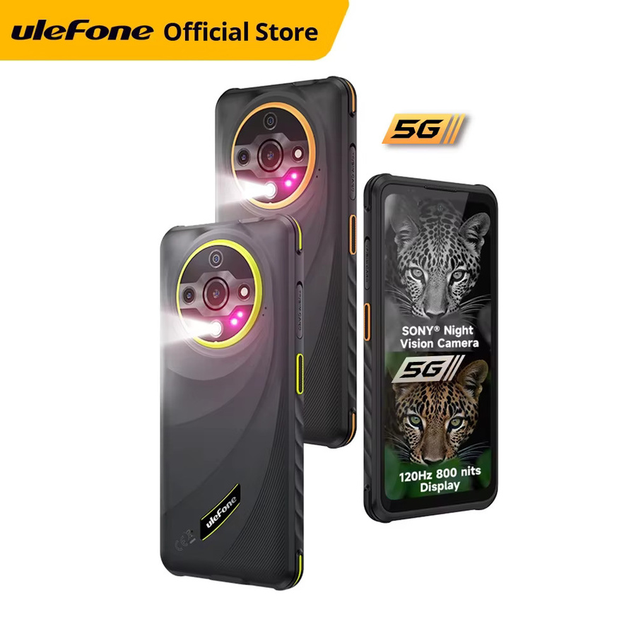 Ulefone Armor X31 Pro 5G Robustes Smartphone in Schwarz mit Android 14, 6,56 Zoll Display, 256 GB Speicher, NFC und 64-MP-Hauptkamera - Bild 7