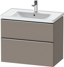 Duravit Waschtischunterschrank D-Neo in Grau Matt, B: 78,4 cm, T: 45,2 cm - Bild 1