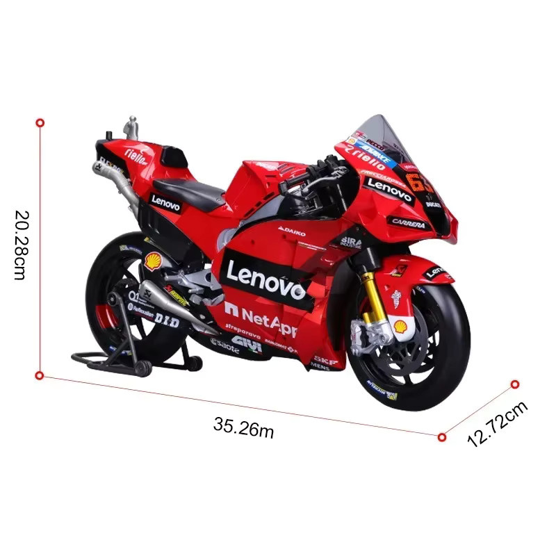 Bburago Moto GP Ducati Lenovo Team 2024, Druckguss-Modell, 1:6, ab 14 Jahren - Bild 3