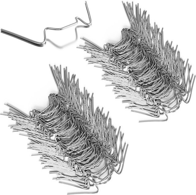 Deuba Gewächshausklammern aus Federstahl, 100er Set, Farbe: Silber, B/H: 8,5 x 3 cm - Bild 1