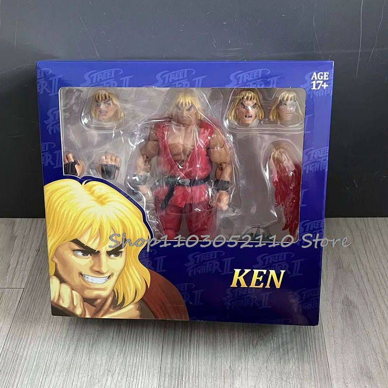 Bandai Street Fighter Actionfiguren Guile Ken Ryu The Final Challengers Modellpuppen aus Kunststoff in Mehrfarbig - Bild 4