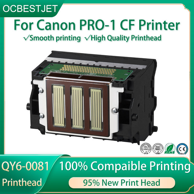 Canon QY6-0081 Druckkopf für PRO-1 Drucker, refurbished, Schwarz - Bild 1
