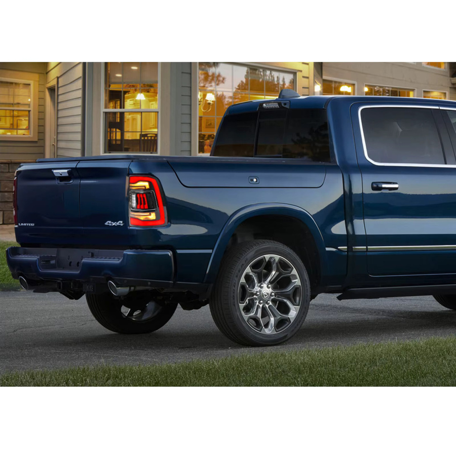 LED-Rückleuchten für Dodge Ram 1500 2500 3500 (2008–2018) mit sequentiellen Blinkern der 4. Generation in Transparent - Bild 5