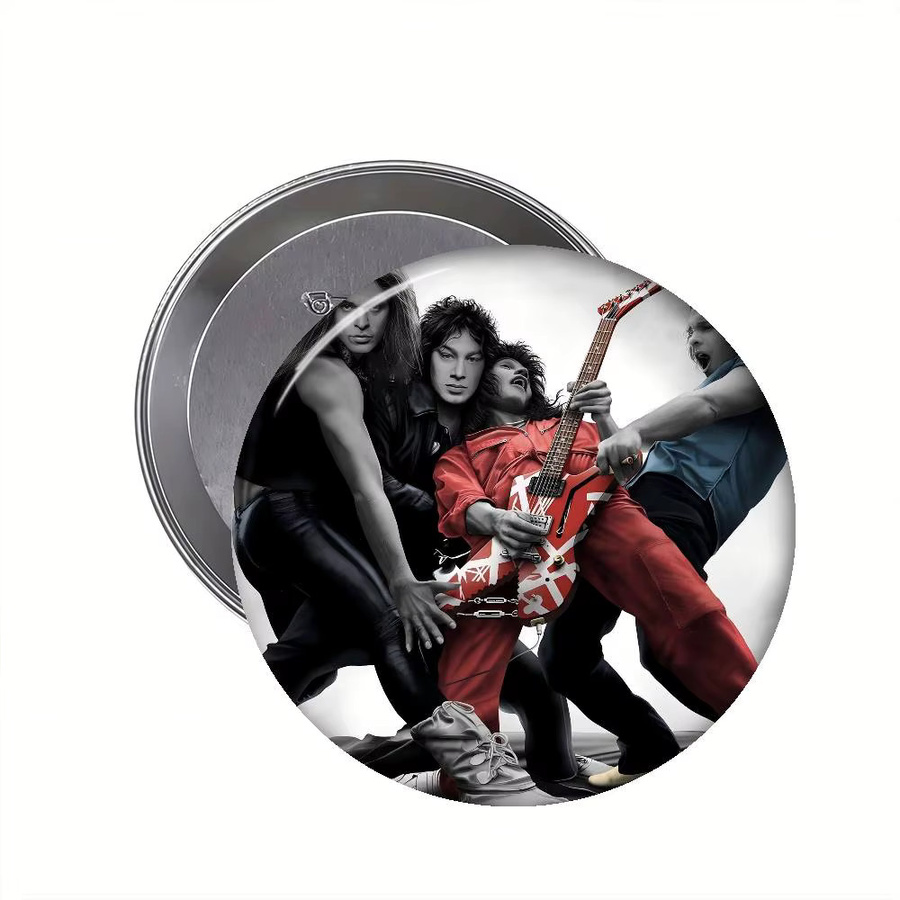 Van Halen Button Pin, Anime, Unisex - Bild 5