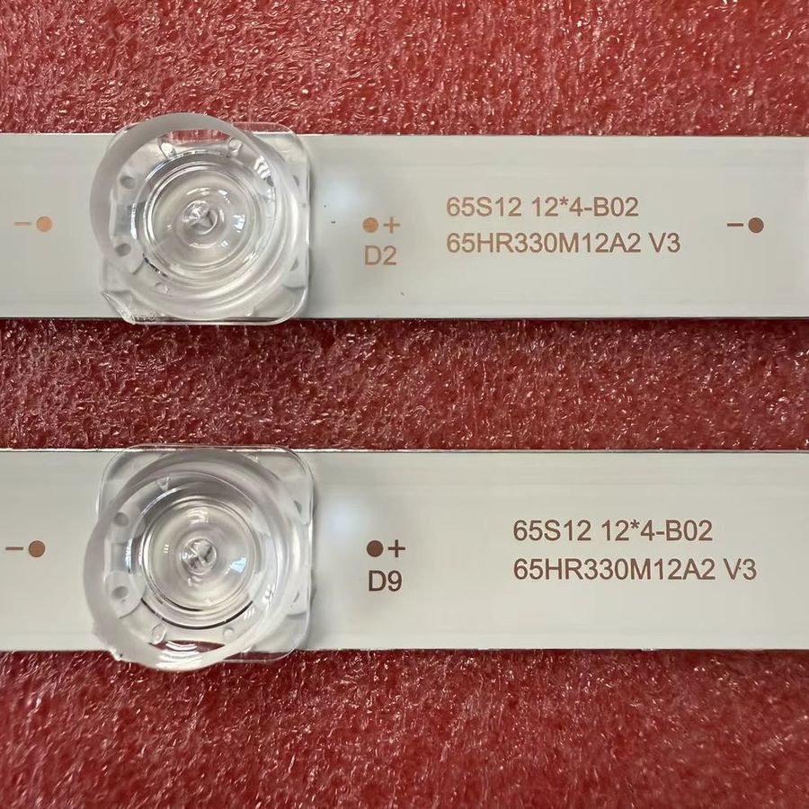 4 Stück LED-Streifen Set mit 12 LEDs für TCL 65P638, 65P735, 65S12, 65P638X1 und 65P735X1 - Bild 4