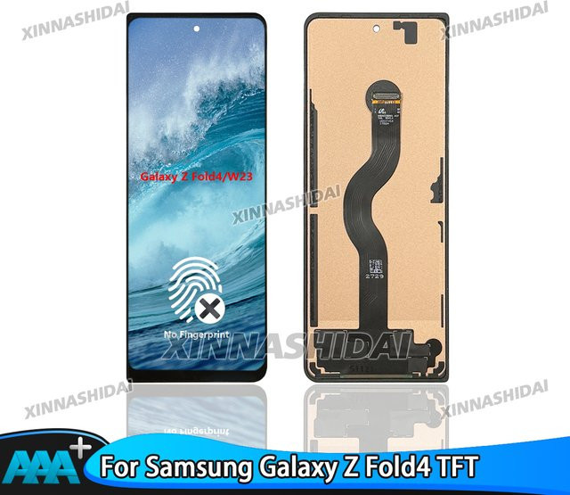 Samsung Galaxy Z Fold 4 TFT LCD Display Bildschirm mit Digitizer Montage ohne Rahmen in Schwarz - Bild 1