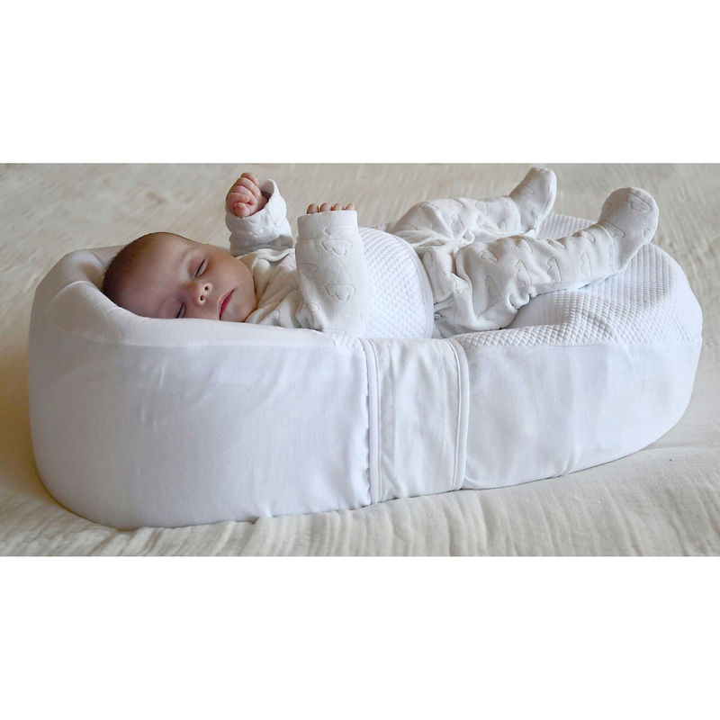 Red Castle Bundle Kuschelnest Cocoonababy mit Spannbetttuch in Weiß aus Lyocell und Baumwolle - Bild 3