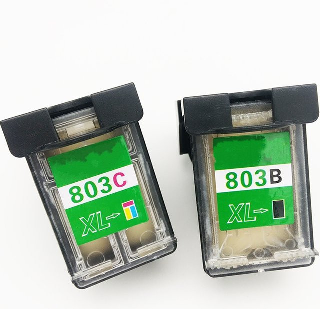 Vilaxh 803XL Leere Nachfüll-Tintenpatrone Schwarz als Ersatz für HP 803 XL für Lebensmitteldrucker - Bild 1