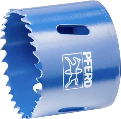 PFERD Bi-Metall Lochsäge Co8/M42 in Blau mit Ø 54 mm und einer Schnitttiefe von 31 mm für Stahl, Edelstahl, Blech und Holz - Bild 1