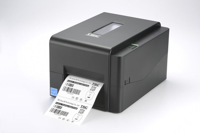 TSC TE210 Thermotransfer-Etikettendrucker mit 203 dpi, USB, Ethernet und RS232, Farbe Schwarz - Bild 1