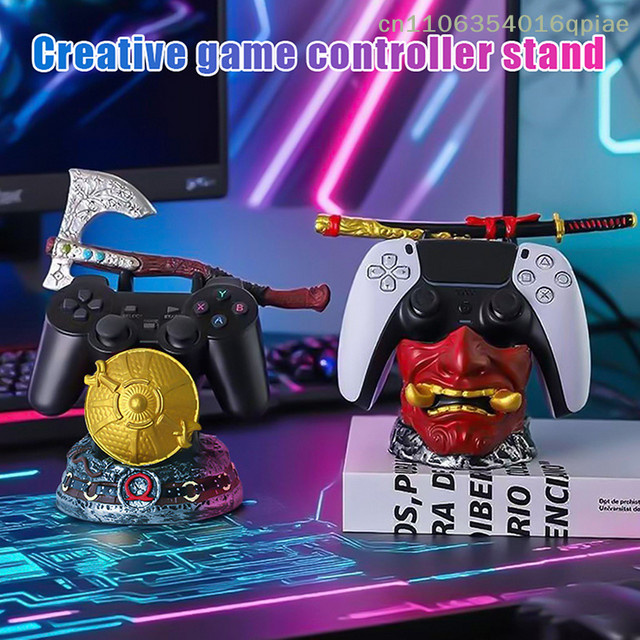 Sommer4 God of War Spielcontroller-Ständer für PS5, Xbox und PS4, kreative Gamepad-Halterung als Desktop-Dekoration in Multicolour - Bild 1