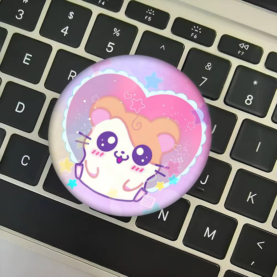 Hamtaro Hamster-Brosche, Emaille-Pin, Unisex - Bild 2