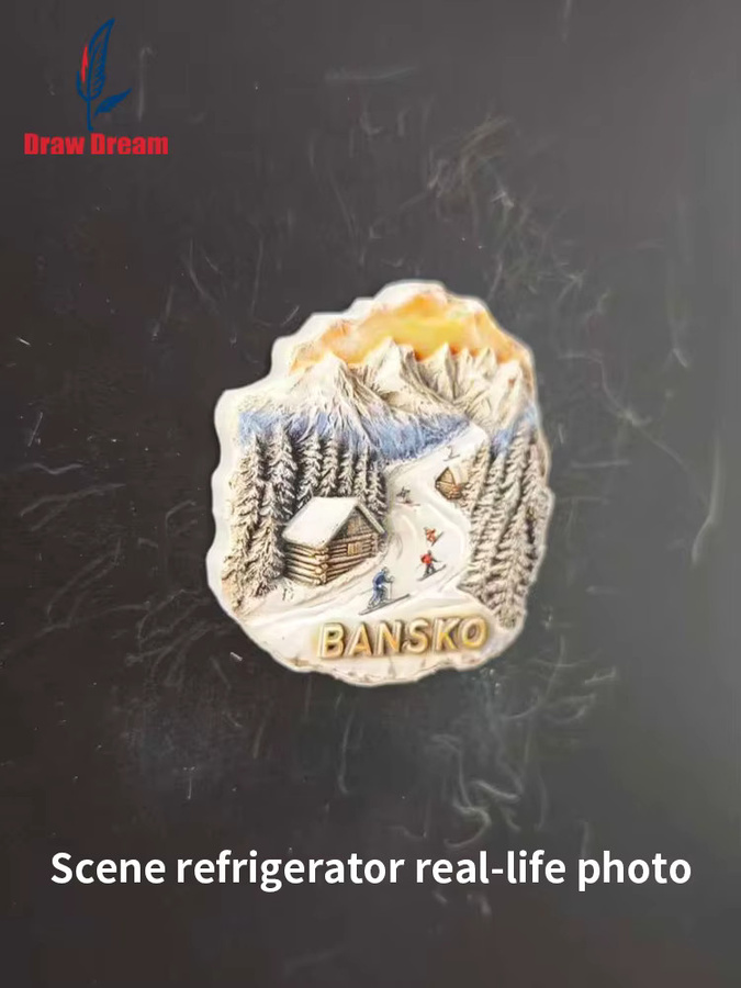 Bansko Kühlschrankmagnet aus Kunststoff in Multicolour als Reise-Souvenir für dein Zuhause oder Büro - Bild 3