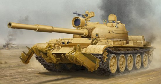Trumpeter T-62 Mod.1960 (Iraq modification), Fahrzeug - Bild 1
