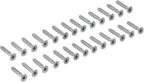 Hettich Befestigungsschraube SlideLine aus Stahl verzinkt, Durchmesser: 4 mm, Länge: 31 mm, Farbe: Silber - Bild 1