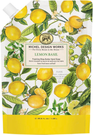 Michel Design Works Schaumseife Lemon Basil, Aloe Vera, 1000 ml - Bild 1
