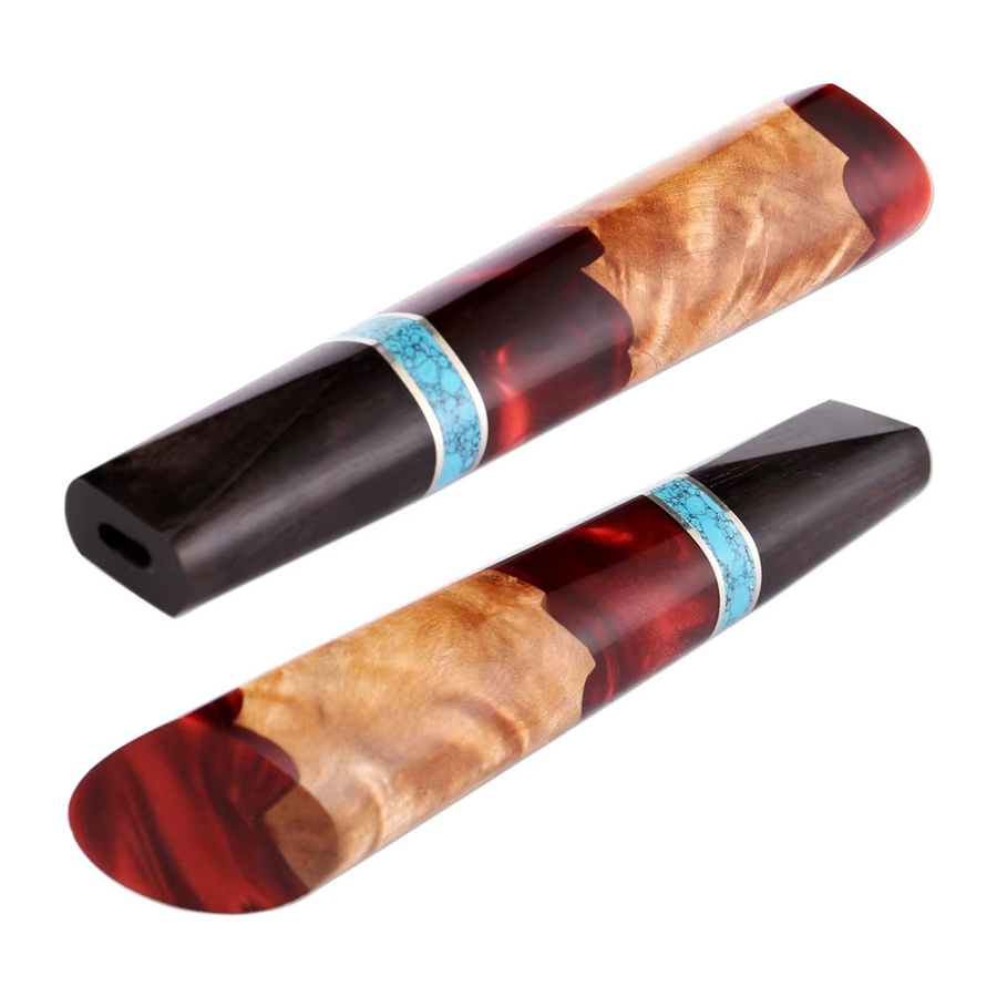 Xituo Japanischer Messergriff aus stabilisiertem Holz in Multicolour, herzförmiger DIY-Griff für Kochmesser - Bild 3